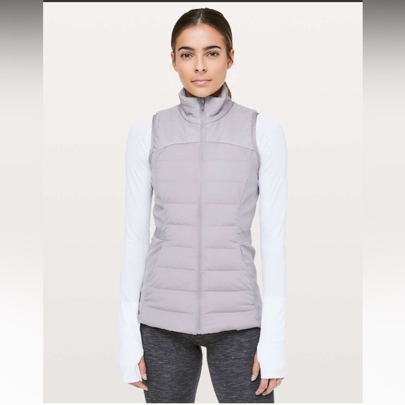 lululemon athletica Jackets & Blazers - Lululemon Down For It All Vest Dark Chrome Size 6